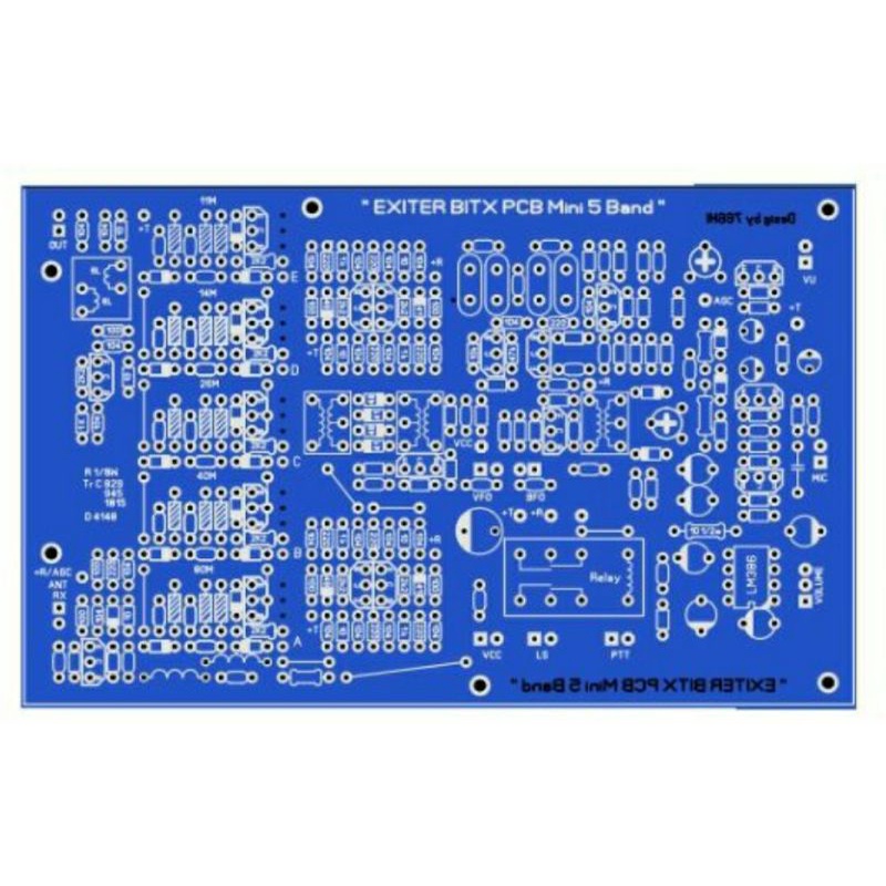 Jual PCB Exiter Radio HF SSB BITX Mini 5 Band (9x14cm) | Shopee Indonesia