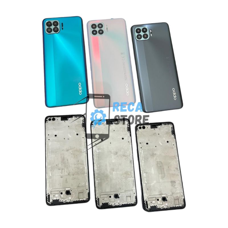 Jual BACK CASING HOUSING FULLSET BACKDOOR + BEZEL FRAME LCD OPPO RENO ...