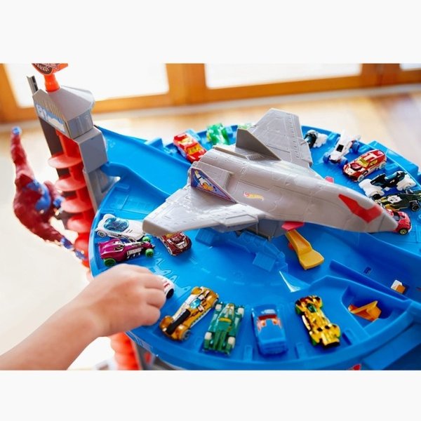 Jual Hot Wheels Super Ultimate Garage Gorilla Jet Plane Playset