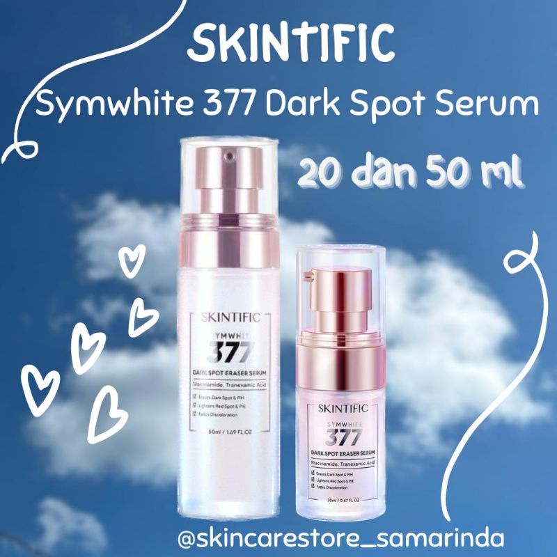 Jual Skintific Sym White 377 Dark Spot Eraser Brightening Serum 20ml