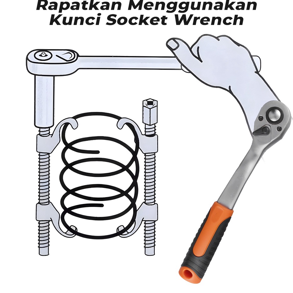 Jual New Stock!.. Treker Per Keong Coil Spring Mobil Compressor Pegas ...