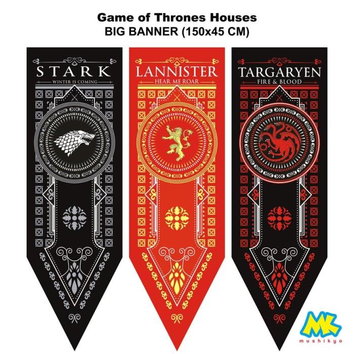 Jual Bendera Game Of Thrones Big Size Banner Flag | Shopee Indonesia