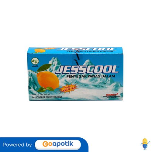 Jual JESSCOOL LEMON TEA BOX 6 TABLET EFFERVESCENT | Shopee Indonesia