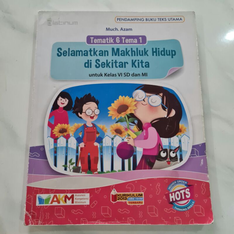 Jual BUKU TEMATIK KELAS 6 VI SD MI Tema 1 2 3 4 5 6 7 8 9 TIGA ...