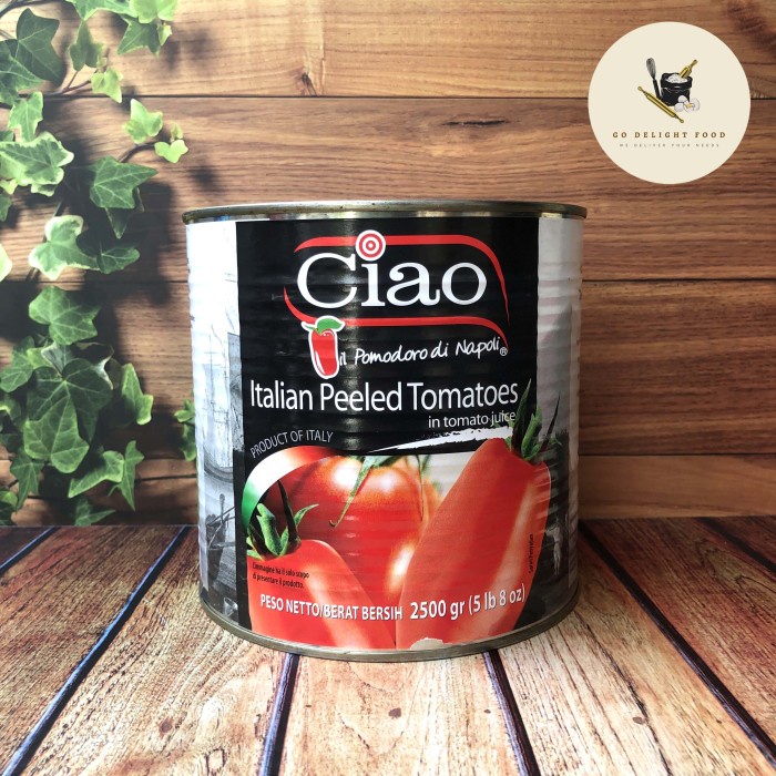 Jual CIAO Italian Chopped Tomato / Whole Peeled Tomato 2550G Shopee