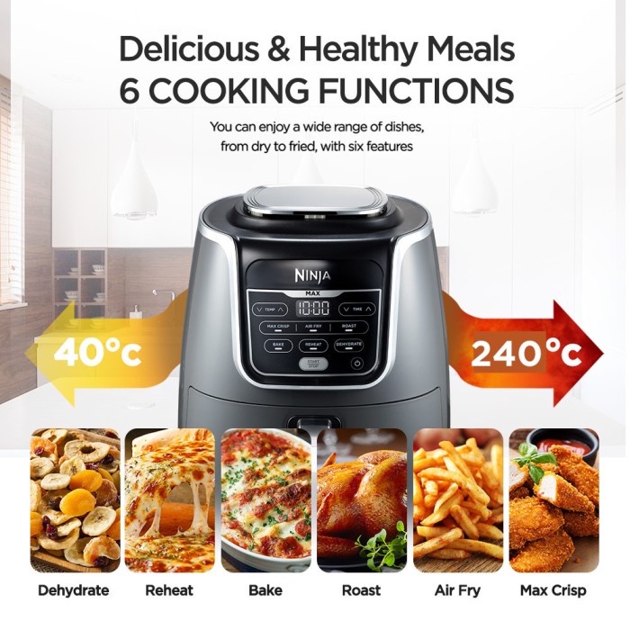 Jual Ninja Foodi Airfryer Deluxe Xxl (Af160) Ninja Air Fryer | Shopee
