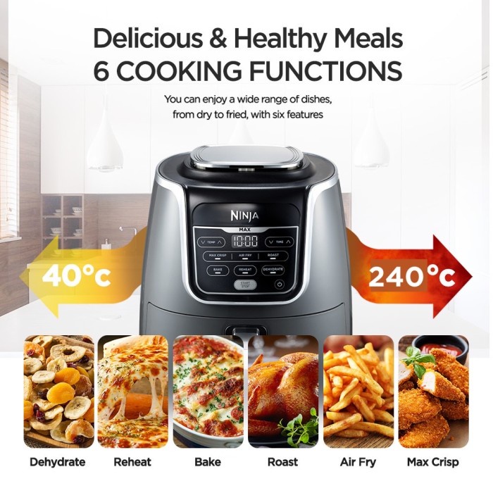 Jual Ninja Foodi Airfryer Deluxe Xxl (Af160) Ninja Air Fryer | Shopee ...