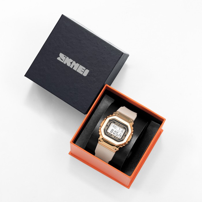 HOT SALE!!! SKMEI M023 ORIGINAL JAM TANGAN PRIA RANTAI BESI AUTOMATIC  ANALOG 30M TERBARU - Main Image