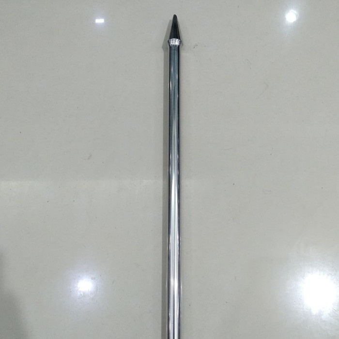Jual Tiang Komando Universal Tiang Bendera Mobil Chrome | Shopee Indonesia