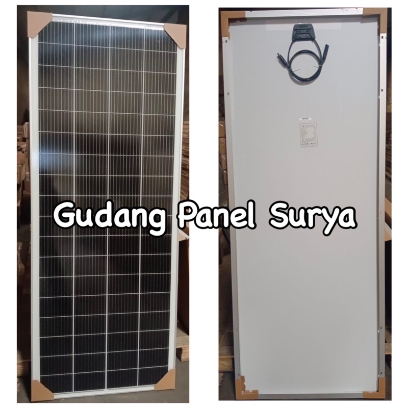 Jual Solar Panel Surya Wp Monocrystalline Pv Wp Mono Packing Kayu Shopee Indonesia