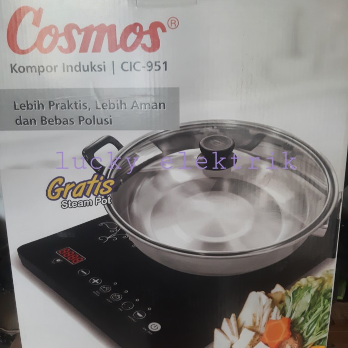 Jual COSMOS Kompor Induksi CIC-951(Gratis STEAM POT) | Shopee Indonesia