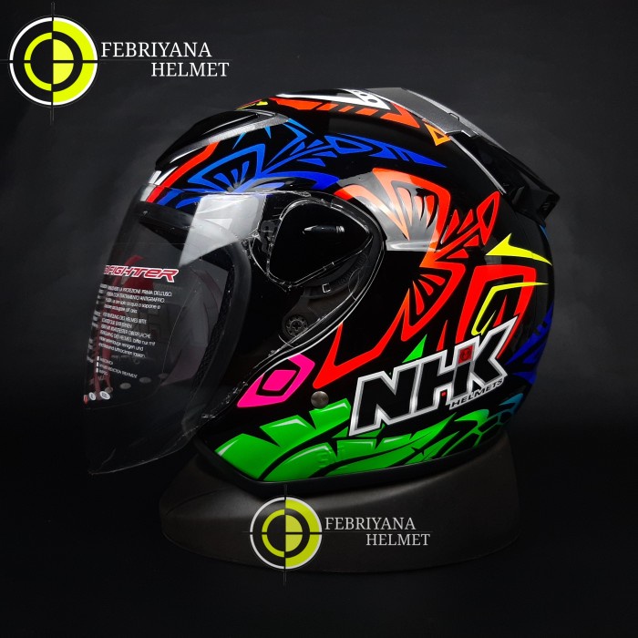 Jual HELM NHK R6 REMY GARDNER TRIBE HALF FACE NHK | Shopee Indonesia