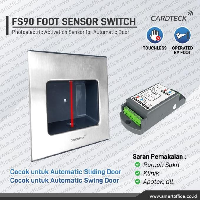 Jual Foot Kick Sensor Automatic Hermetic Door Foot Switch Sensor FS90 1