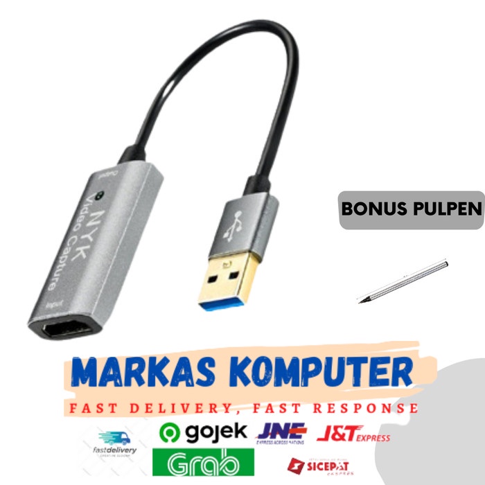 Jual USB 3.0 HDMI VIDEO CAPTURE STICK 4K 1080P WITH CABLE | Shopee ...