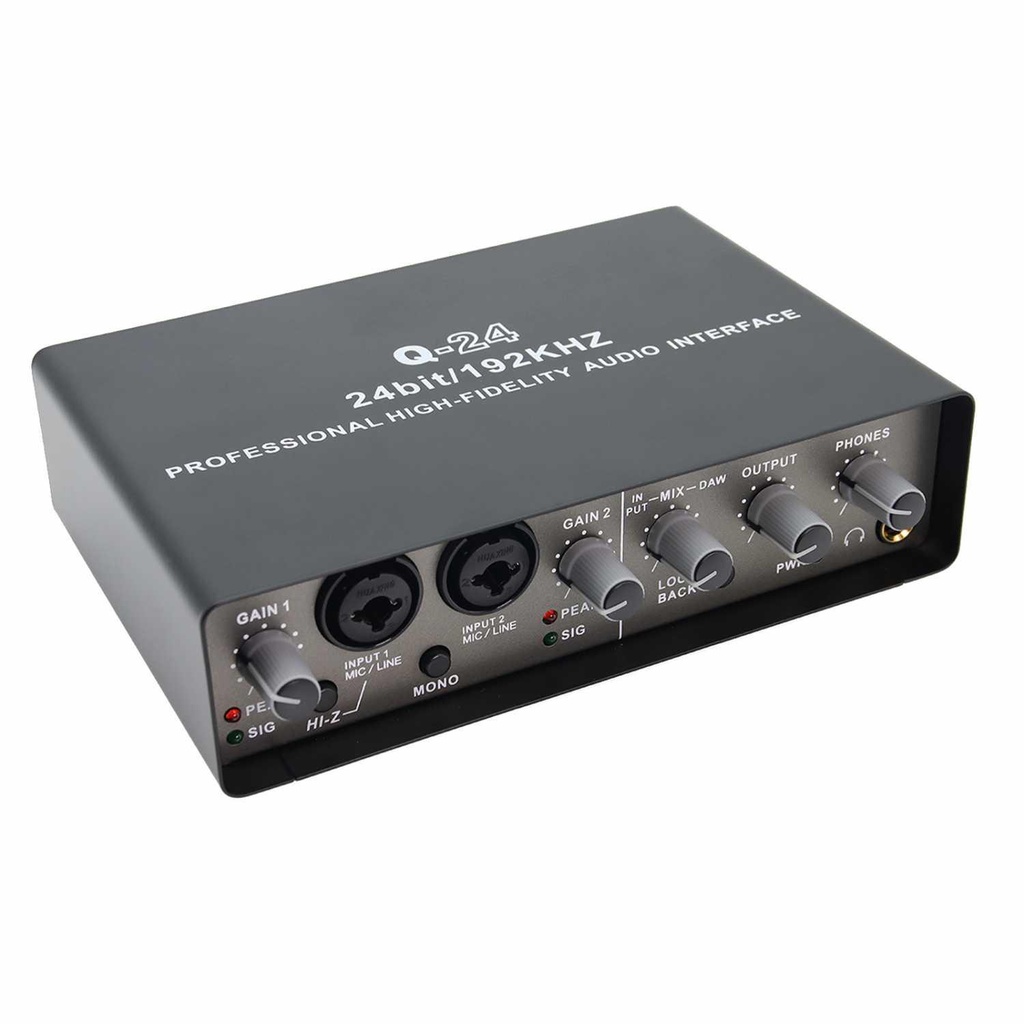Jual External Sound Card Audio Interface Preamp High Speed USB 2.0 ...