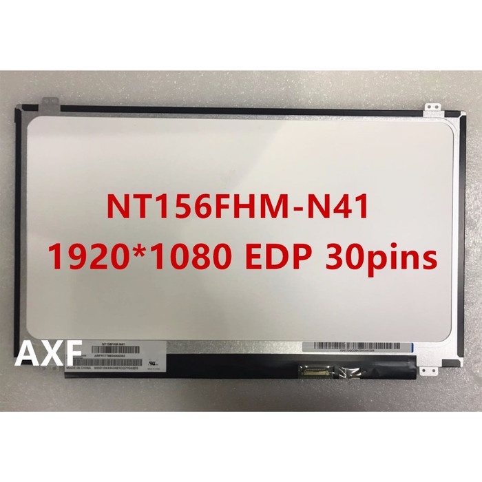 Replacement Laptop Screen – 15.6" FHD 1920x1080 Glossy LCD For NT156FHM-N41 V8.1, 30-Pin, With Repair Tools