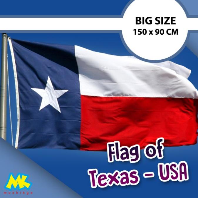 Jual Bendera Texas USA / The Lone Star Flag | Shopee Indonesia