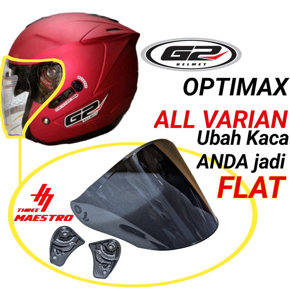 Jual Pdp Kaca Helm G Optimax Visor Helmet Flat Venom Open G Optimax Tm Shopee Indonesia