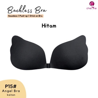 Jual Angel Bra Tali bening belakang - Hitam, Cup C - Jakarta Barat