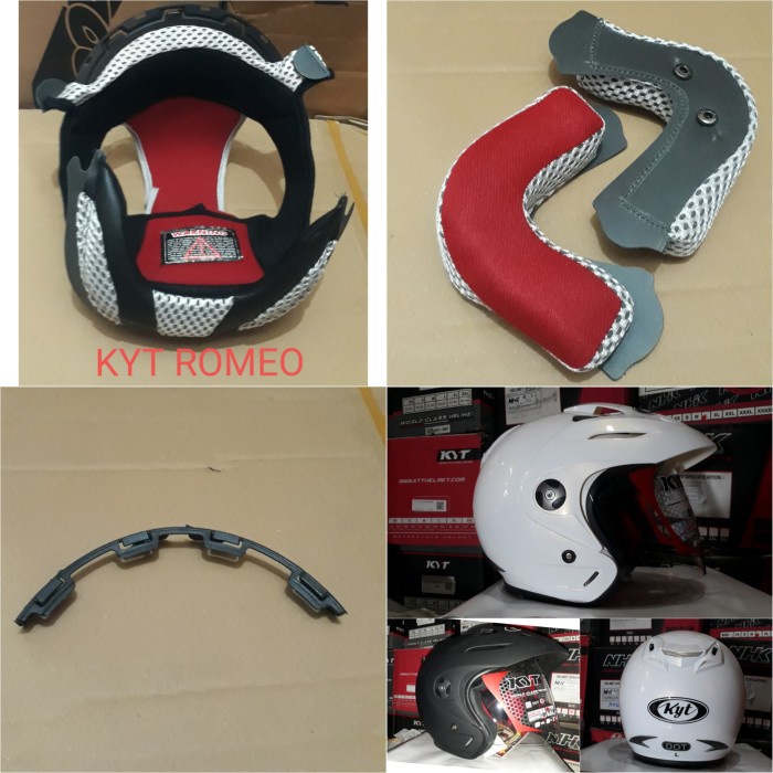 Jual busa helm kyt romeo full set busa helm kyt jadul Shopee Indonesia
