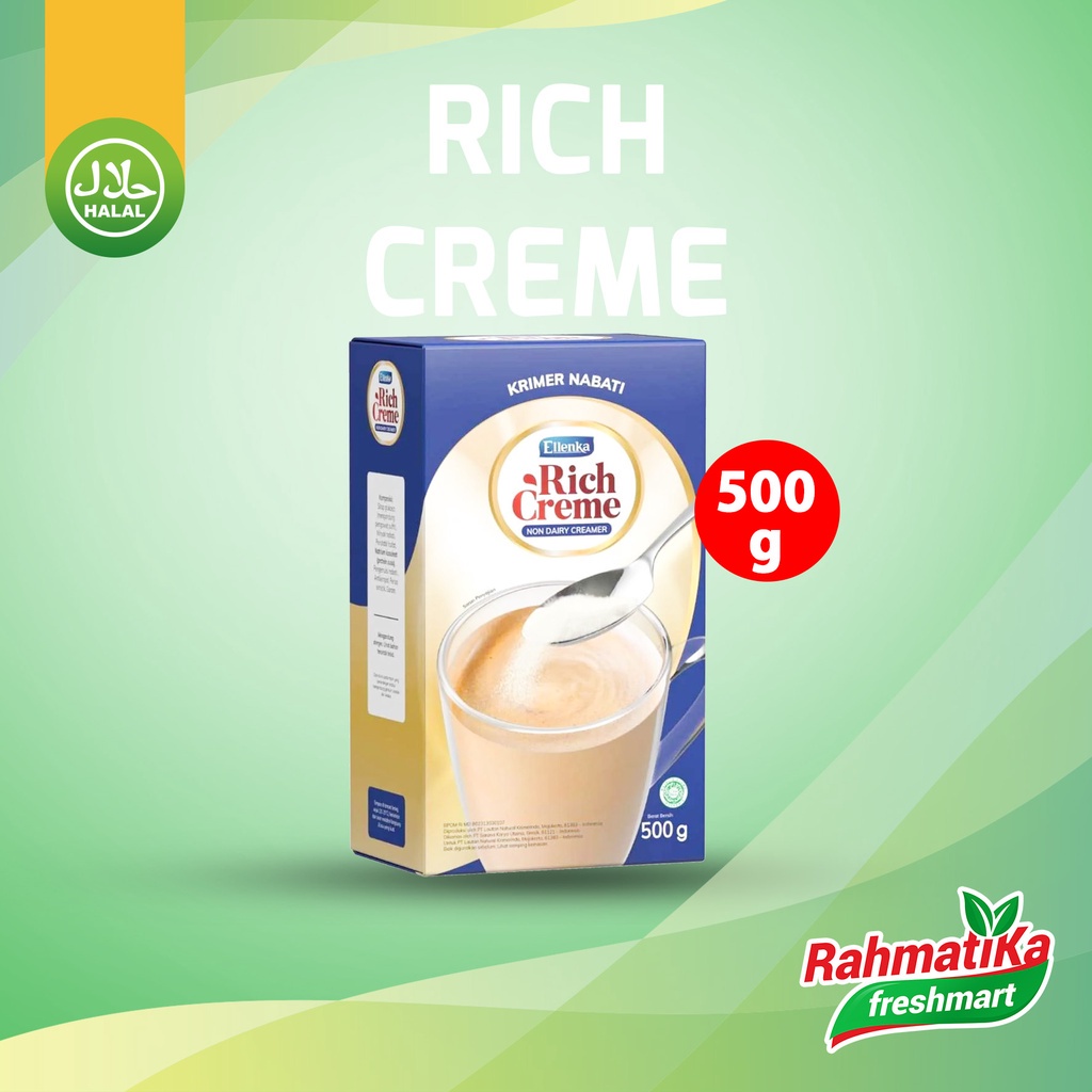 Jual Ellenka Rich Creme Non Dairy Creamer Krimer Nabati 500 Gr Shopee Indonesia