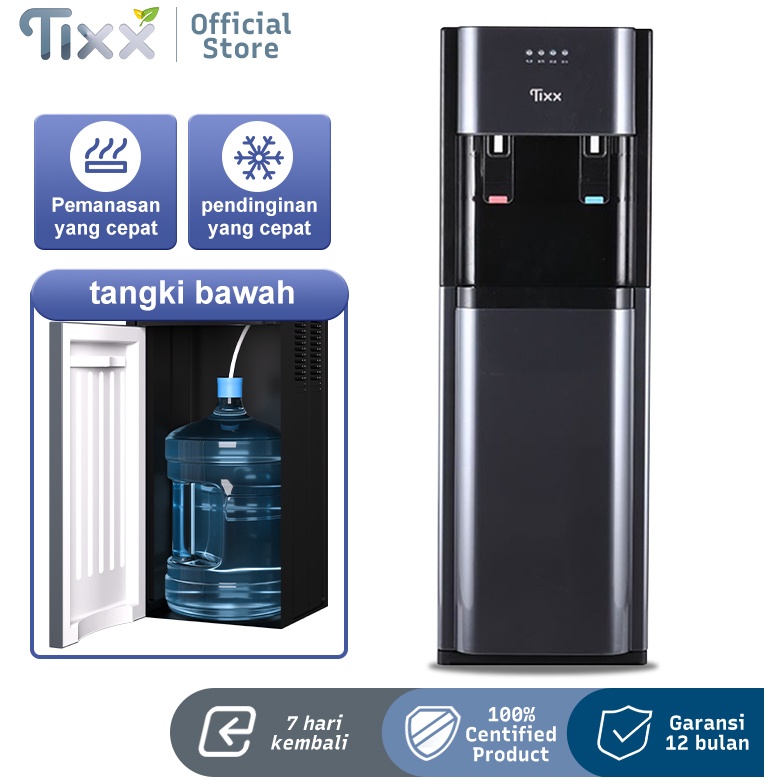 Jual Grosir TIXX Water Dispenser Galon Bawah 2 In 1 Low Watt Hot And ...