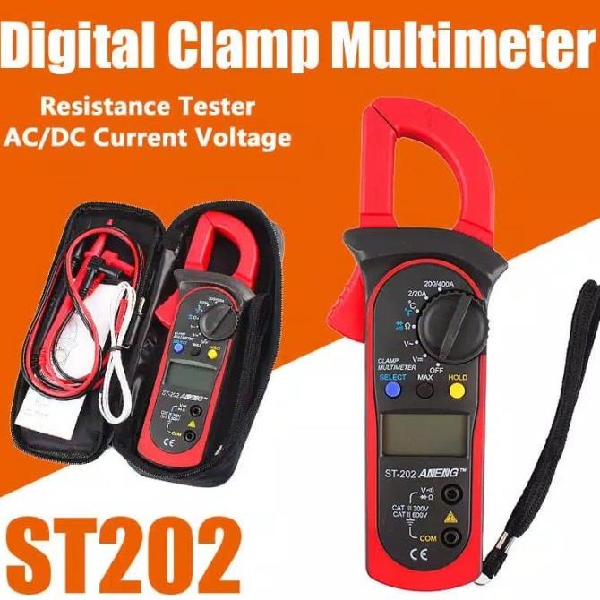 Jual St201 Tester Resistansi Tegangan Arus Ac/Dc: Penjepit Digital ...