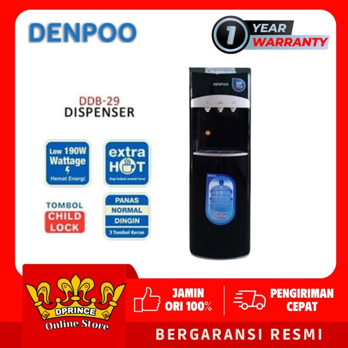 Jual Denpoo Ddb 29 Standing Galon Bawah Dispenser Wrapping Shopee Indonesia 4889