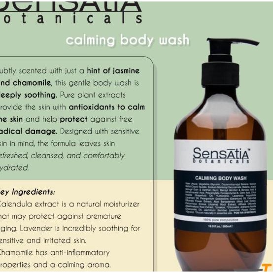 Jual Sensatia Botanicals Body Wash 500 Ml Shopee Indonesia