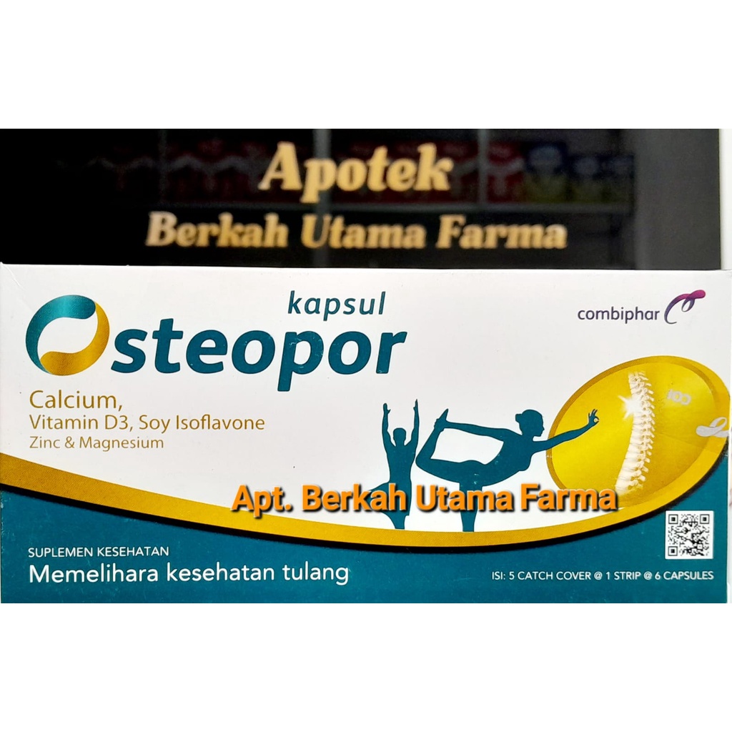 Jual Osteopor Box 30 Kapsul - memelihara kesehatan tulang | Shopee ...