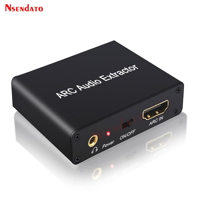 Jual &HDMI ARC Audio Extractor DAC ARC L/R Coaxial SPDIF Jack Extractor ...