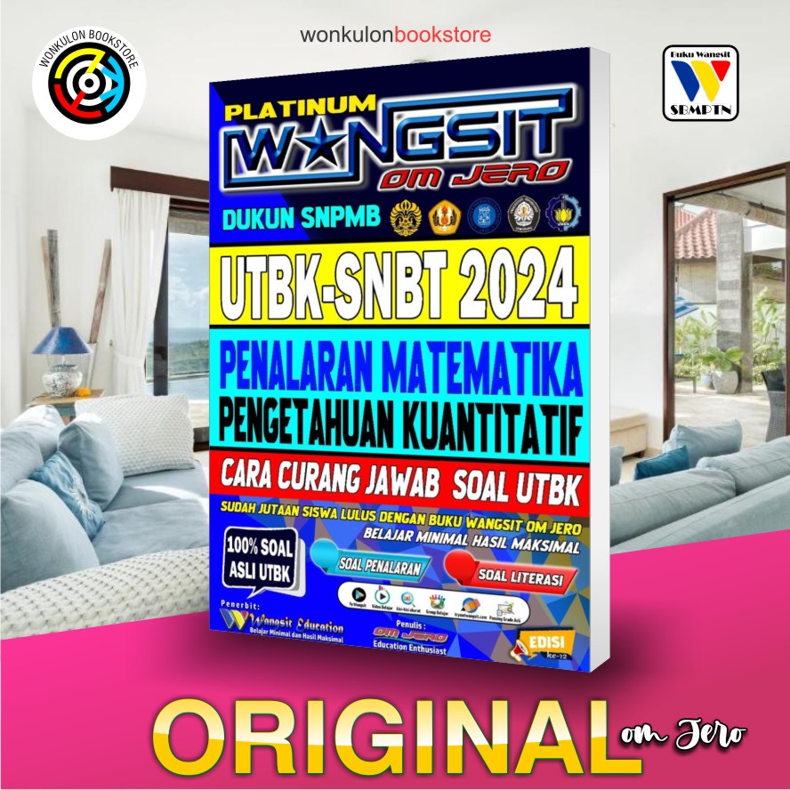 Jual Buku Wangsit Utbk Snbt 2034 Penalaran Matematika And Pengetahuan