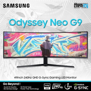 SAMSUNG Odyssey OLED G9 S49CG934 49 Curved Gaming Monitor 240Hz