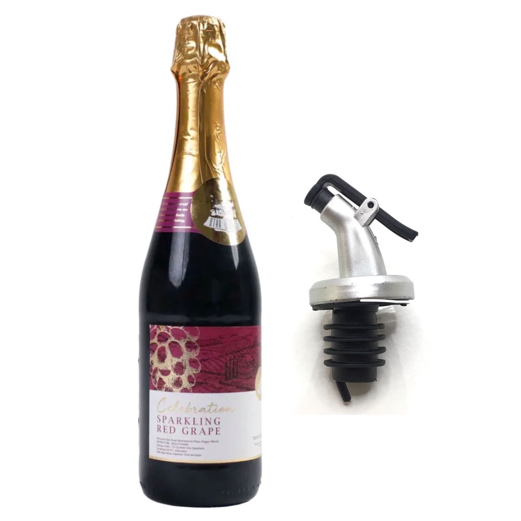 Jual [FREE TUTUP BOTOL] Star Village Sparkling Grape Juice 750ML Jus