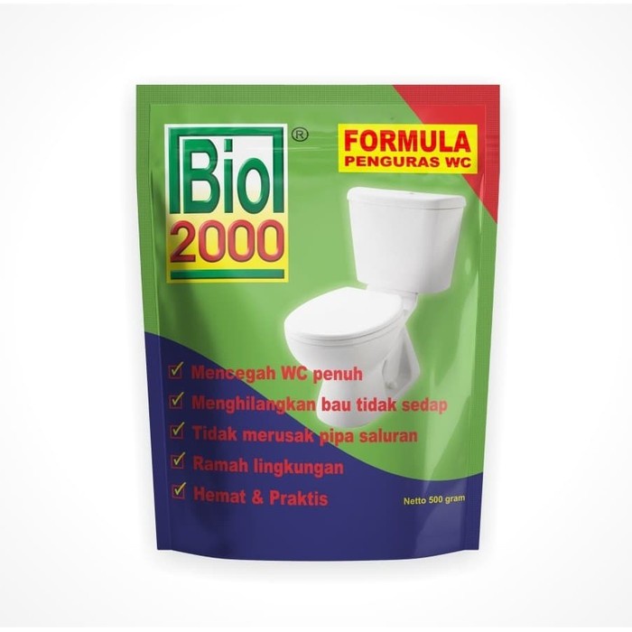 Jual FORMULA PENGURAS WC BIO 2000 (1000 GRAM) | Shopee Indonesia