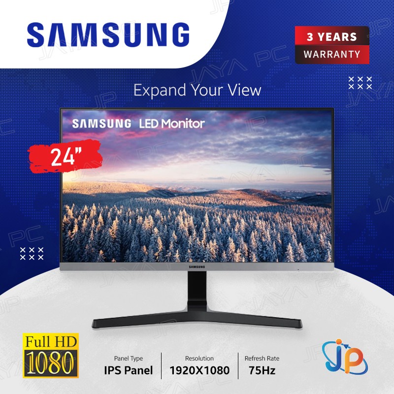 Jual Monitor Samsung LED IPS S24R350/ LS24R350 Full HD 24" Inch