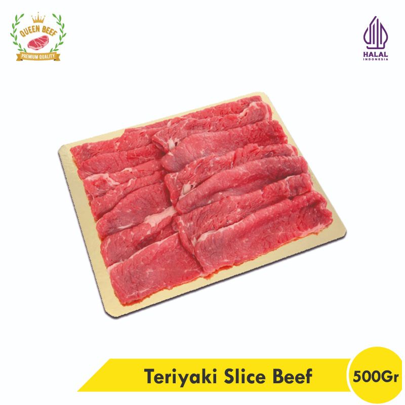 Jual Teriyaki Slice Less Fat Beef Yakiniku Gr Daging Sapi Slice