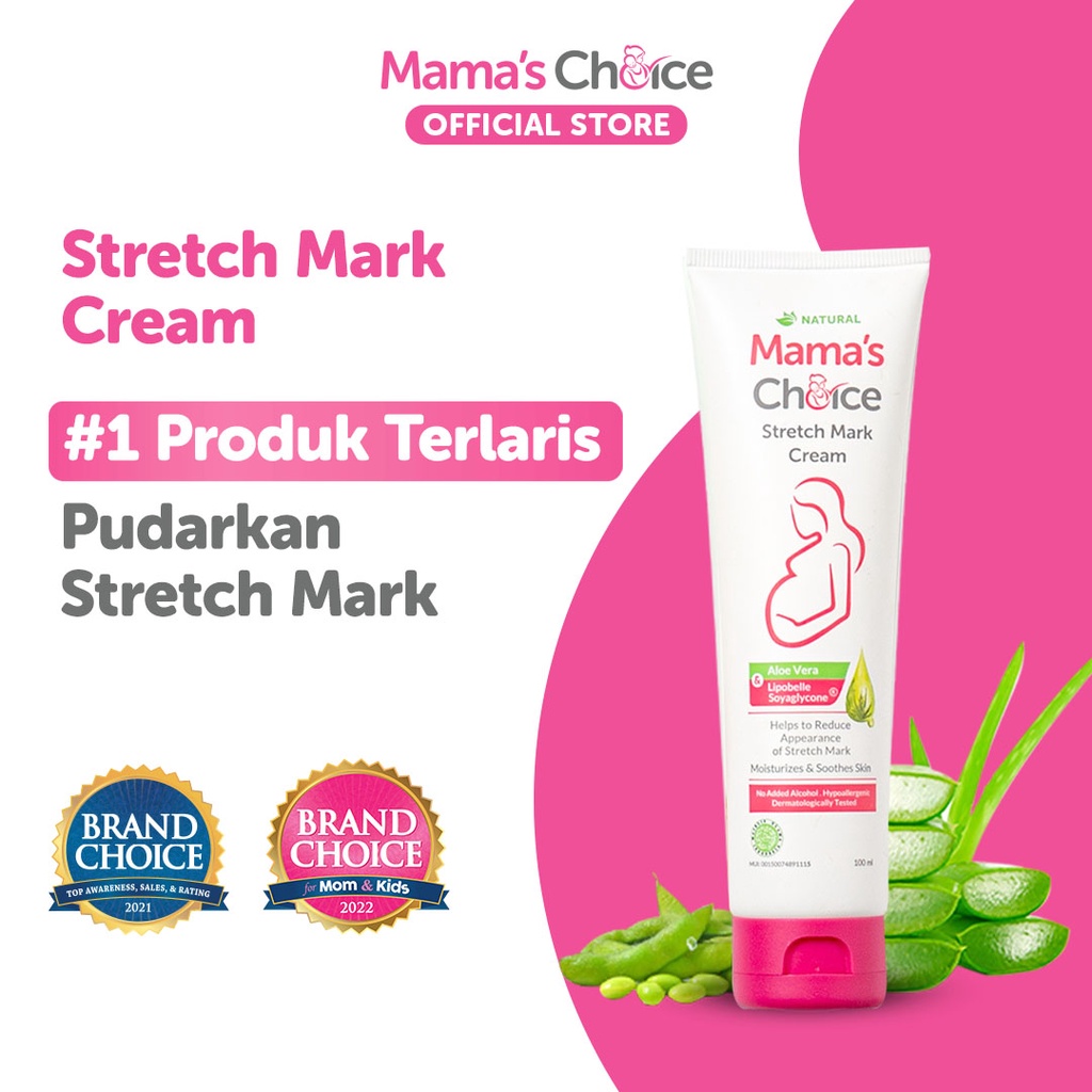 Jual Stretch Mark Cream Mama's Choice (Obat Krim Penghilang Strechmark