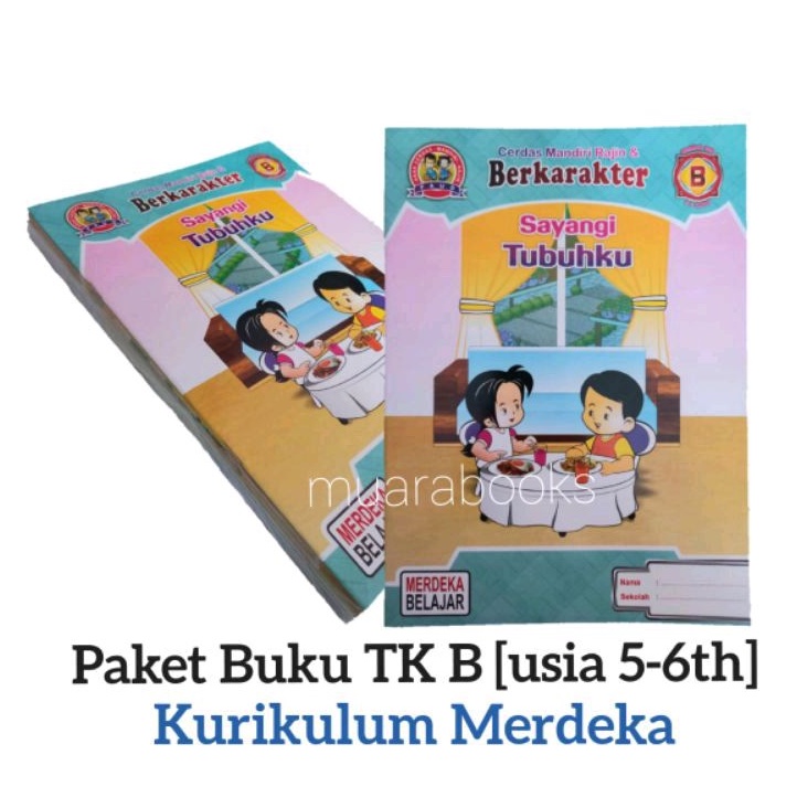 Jual Paket Buku TK B Usia 5-6 Th Kurikulum Merdeka | Shopee Indonesia