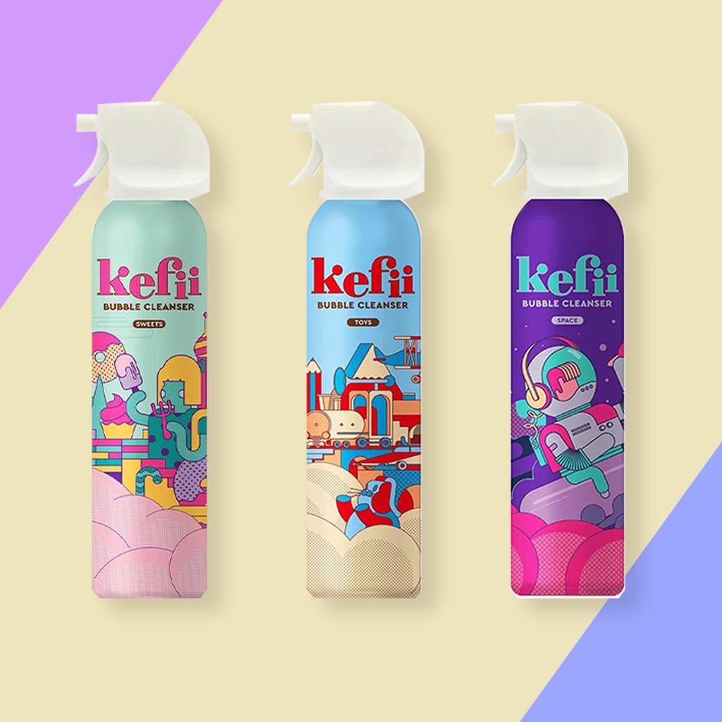 Jual Kefii Bubble Cleanser Bundling 3 Shopee Indonesia
