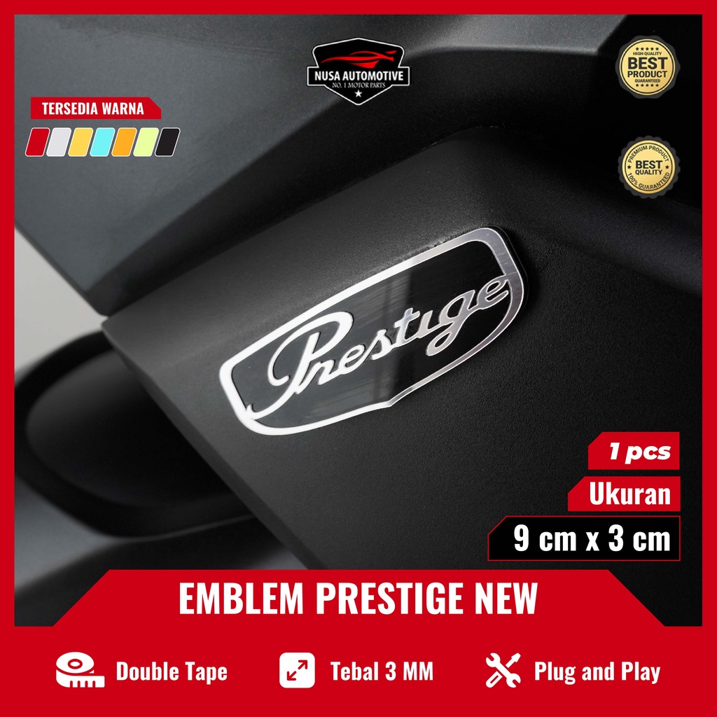Jual EMBLEM PRESTIGE HONDA 3D EMBLEM TIMBUL PRESTIGE ORIGINAL LOGO