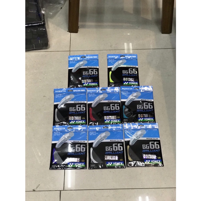 Jual Senar Raket Yonex Bg66 Brilliant Original Sunrise 100% | Shopee ...