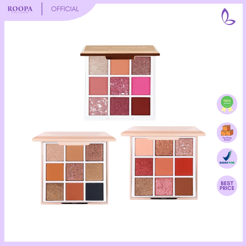 Jual ESQA Goddess Eyeshadow Palette (Peach/Pink/Bronze) Shopee Indonesia