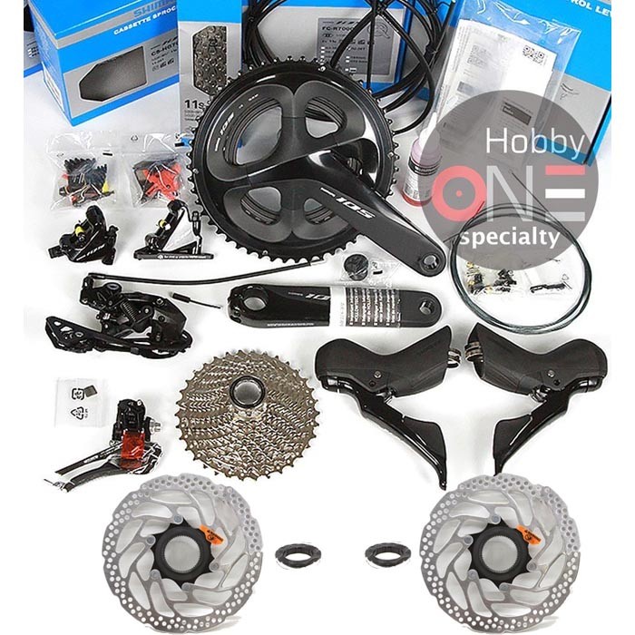 Jual Terlaris Shimano 105 R7020 Disc Brake Groupset Shopee Indonesia