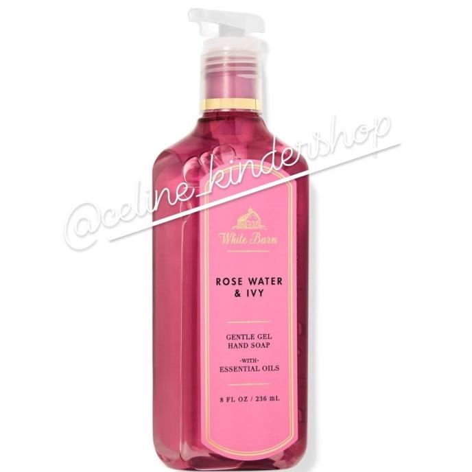 Jual Bath and Body Works Rose Water Ivy Gentle Gel Hand Soap 236ml