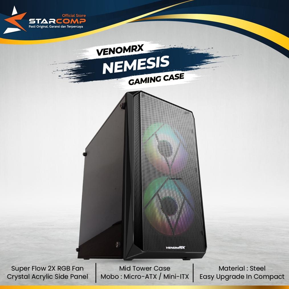 Jual VENOM RX NEMESIS MICRO ATX GAMING CASE VENOMRX | Shopee Indonesia