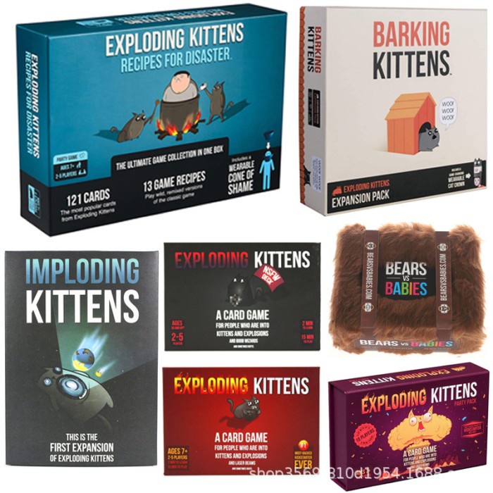 Jual Exploding Kittens NSFW Imploding Barking Recipes Party Pack ...