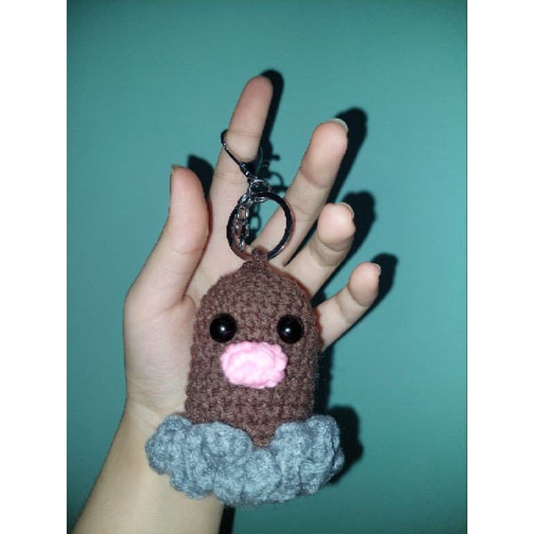 Jual [READY STOCK] KEYCHAIN / GANTUNGAN KUNCI DIGLETT POKEMON CUTE ...