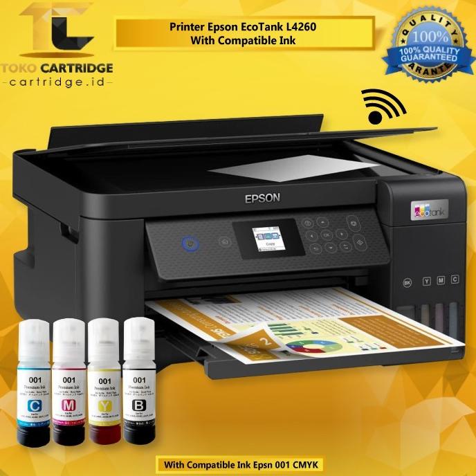 Jual Printer Epson Ecotank L4260 L 4260 A4 Wi-Fi Duplex All In One Ink ...