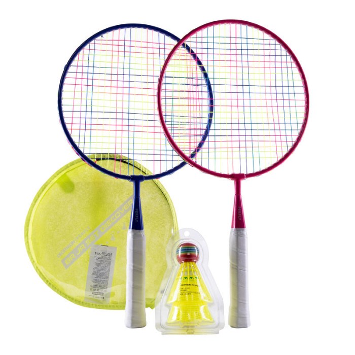 Jual Decathlon Perfly Badminton Racket Set Kid Blue Pink - 2396698 ...